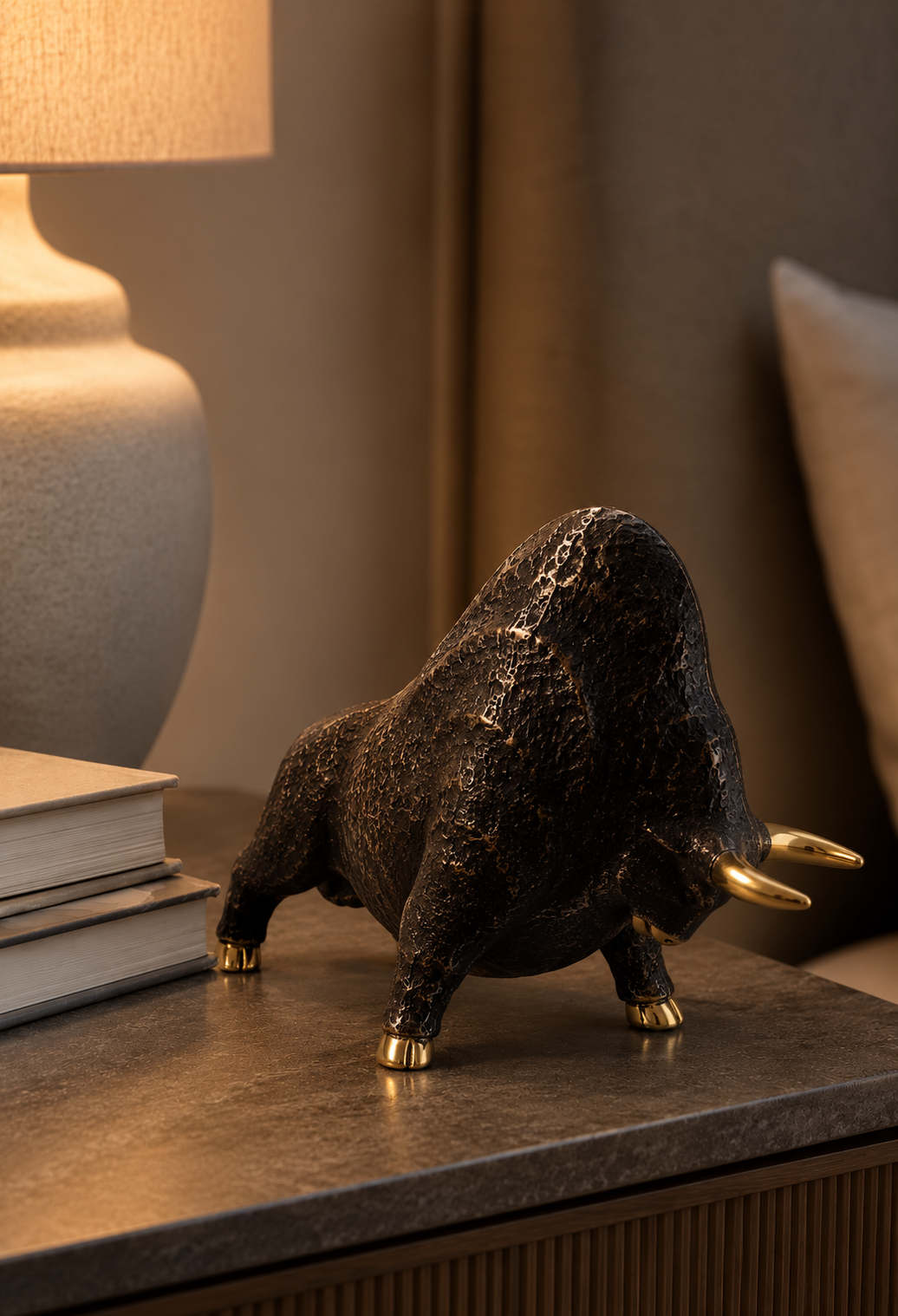 Charging Bull Sculpture